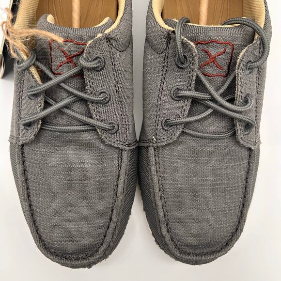 Twisted X Zero-X Lace-Up Loafer Sneakers Mens 8.5 Steel Gray NIB Shoes MZX0006 - Picture 3 of 16